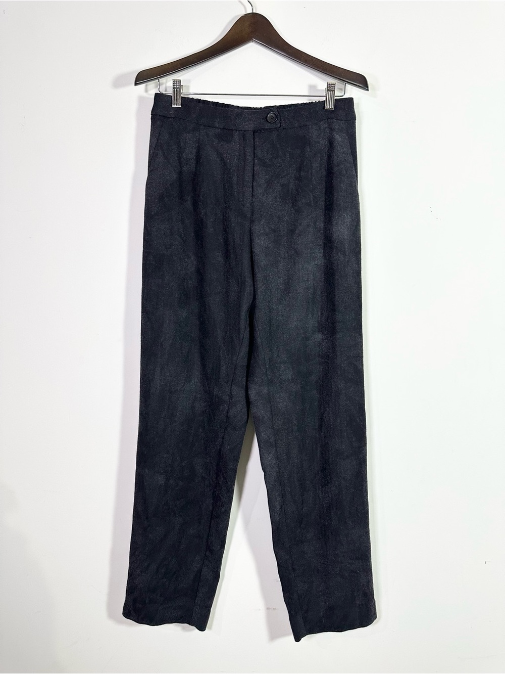 Oska Danby Anthra Charcoal Gray High Rise Straight Leg Trouser Pants NWT